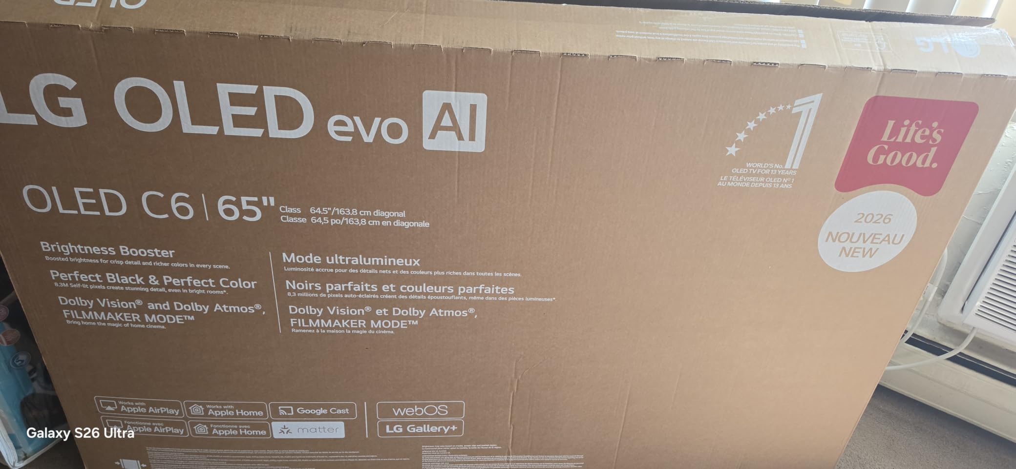 LG 48-Inch Class OLED evo AI 4K C6 Series Smart TV, 2026 Model customer photo 1