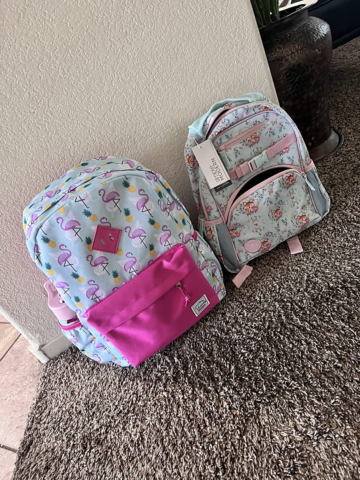 VASCHY Kids Backpack for Girls, Preschool Kindergarten Backpack, Lightweight Toddler Backpack with Chest Strap, Floral School Bookbag for Ages 4–6, Water Resistant Travel Daypack, 15 Inch customer photo 2