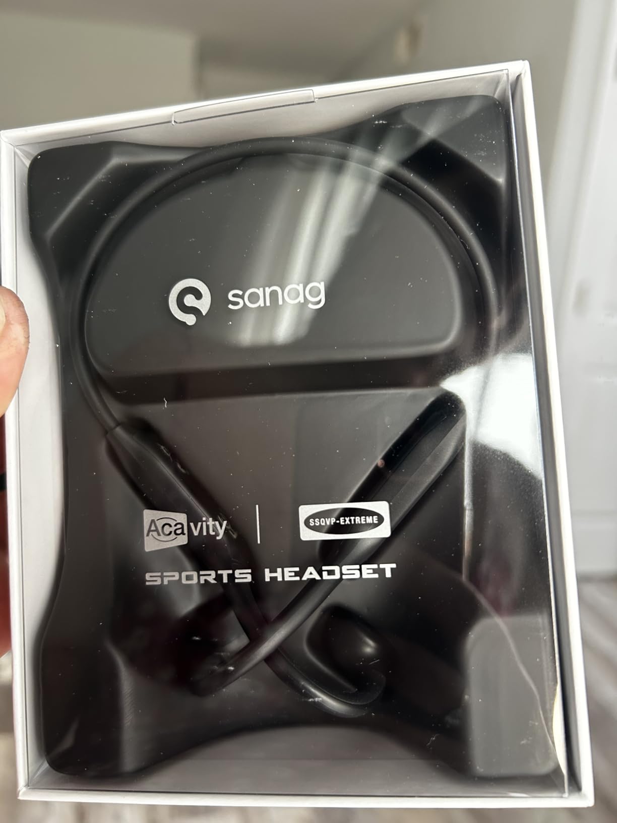Sanag Swimming Bone Conduction Headphones Earbuds IPX8 Waterproof Underwater 8H Playtime Wireless Bluetooth Earphones with 32GB MP3 for Running Cycling Sport, Black customer photo 1