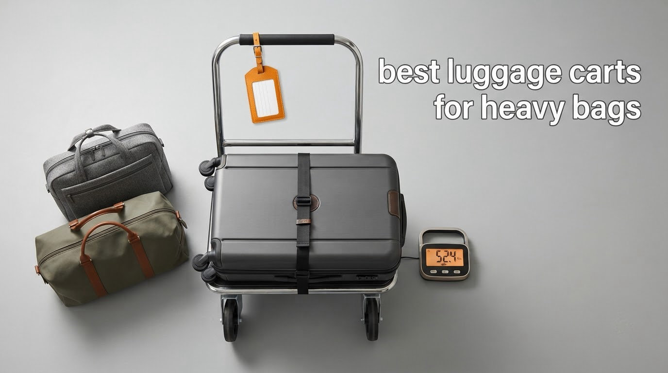 best luggage carts for heavy bags
