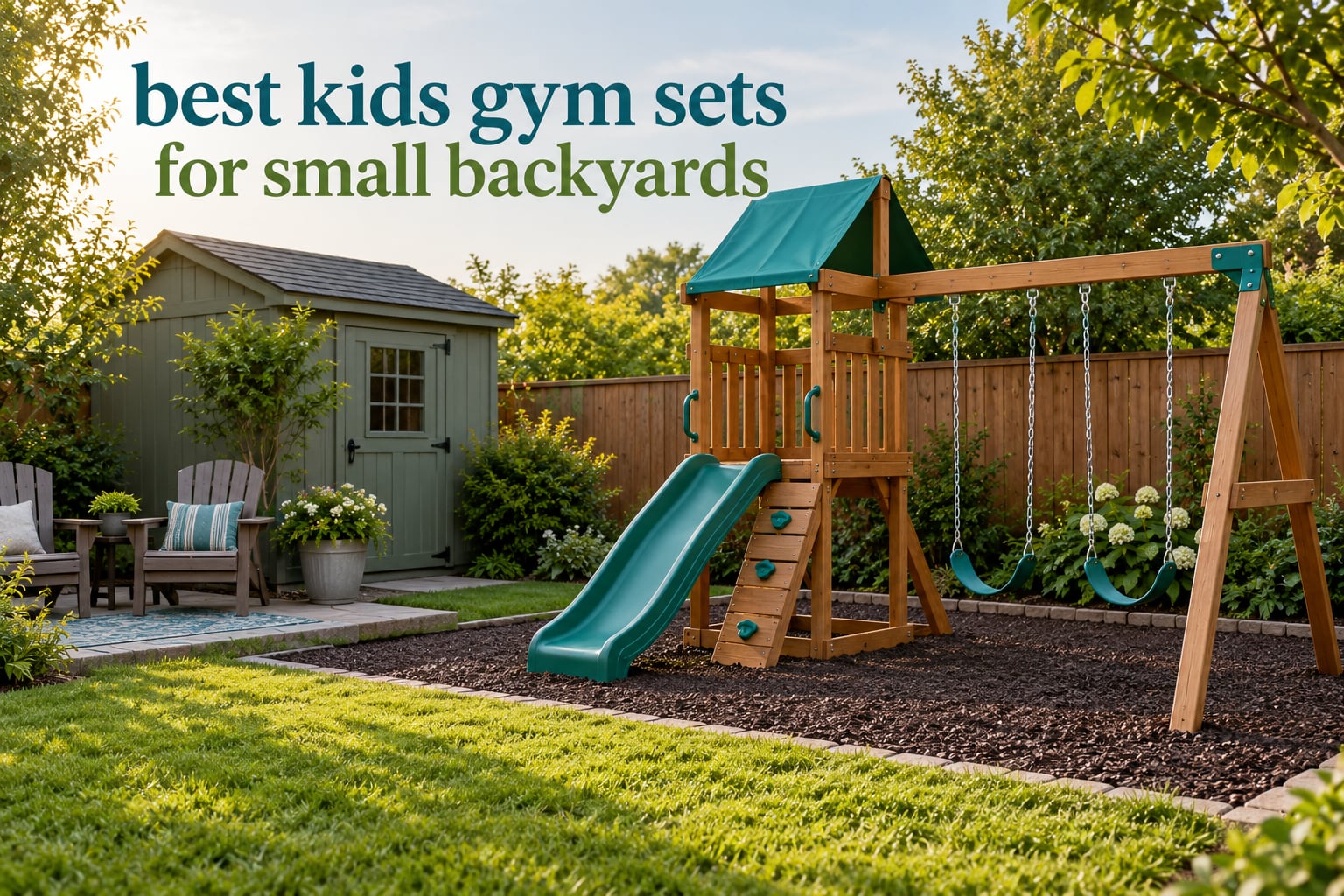 best kids gym sets for small backyards