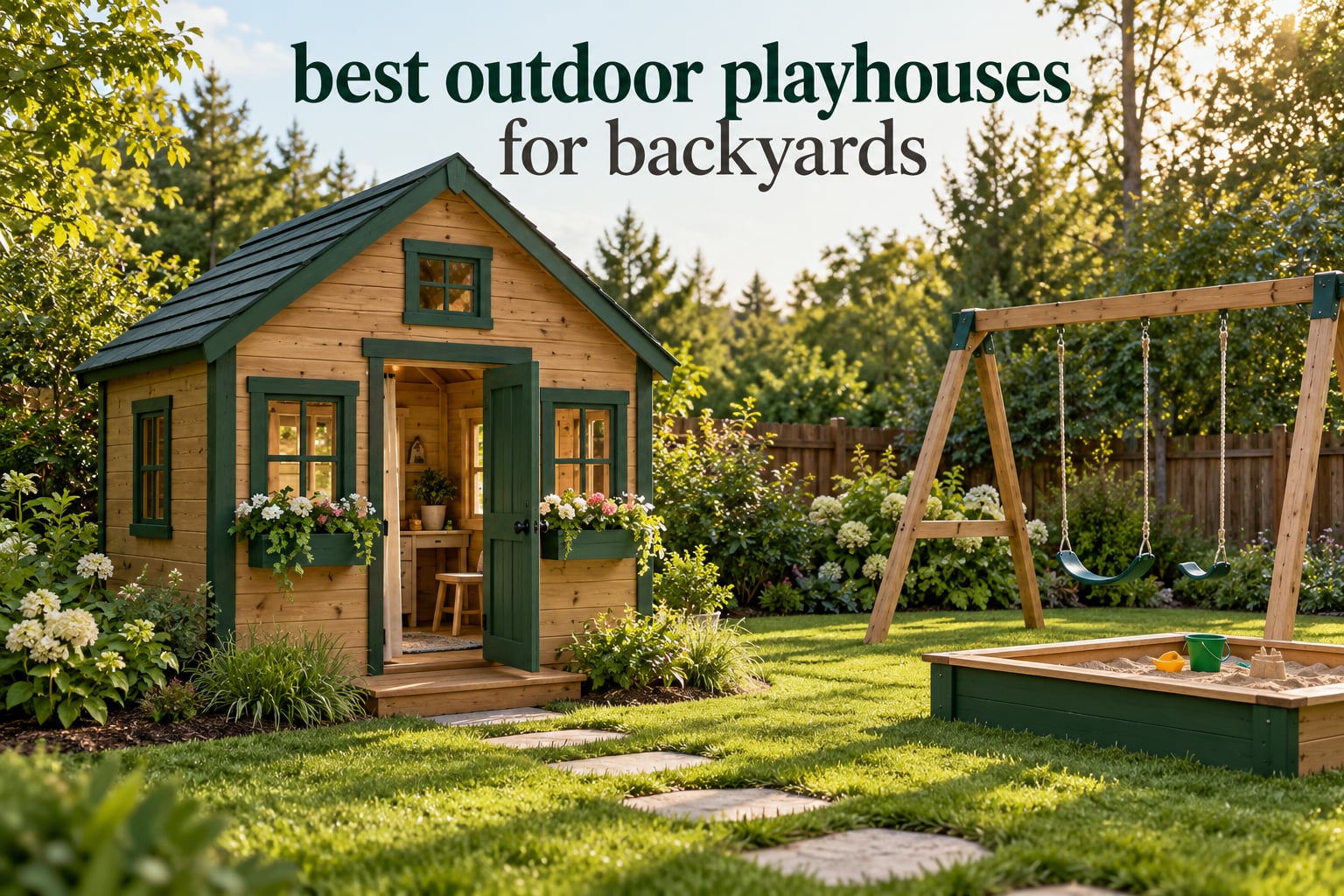 best outdoor playhouses for backyards