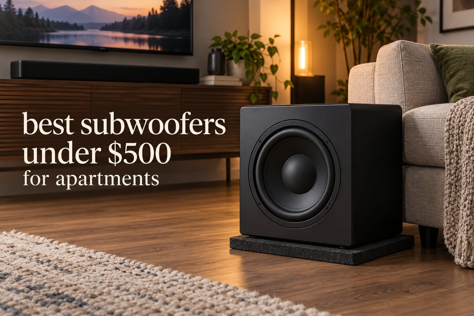 best subwoofers under $500 for apartments