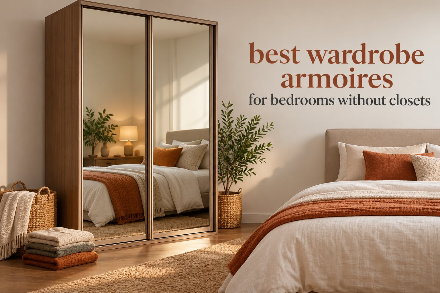 best wardrobe armoires for bedrooms without closets