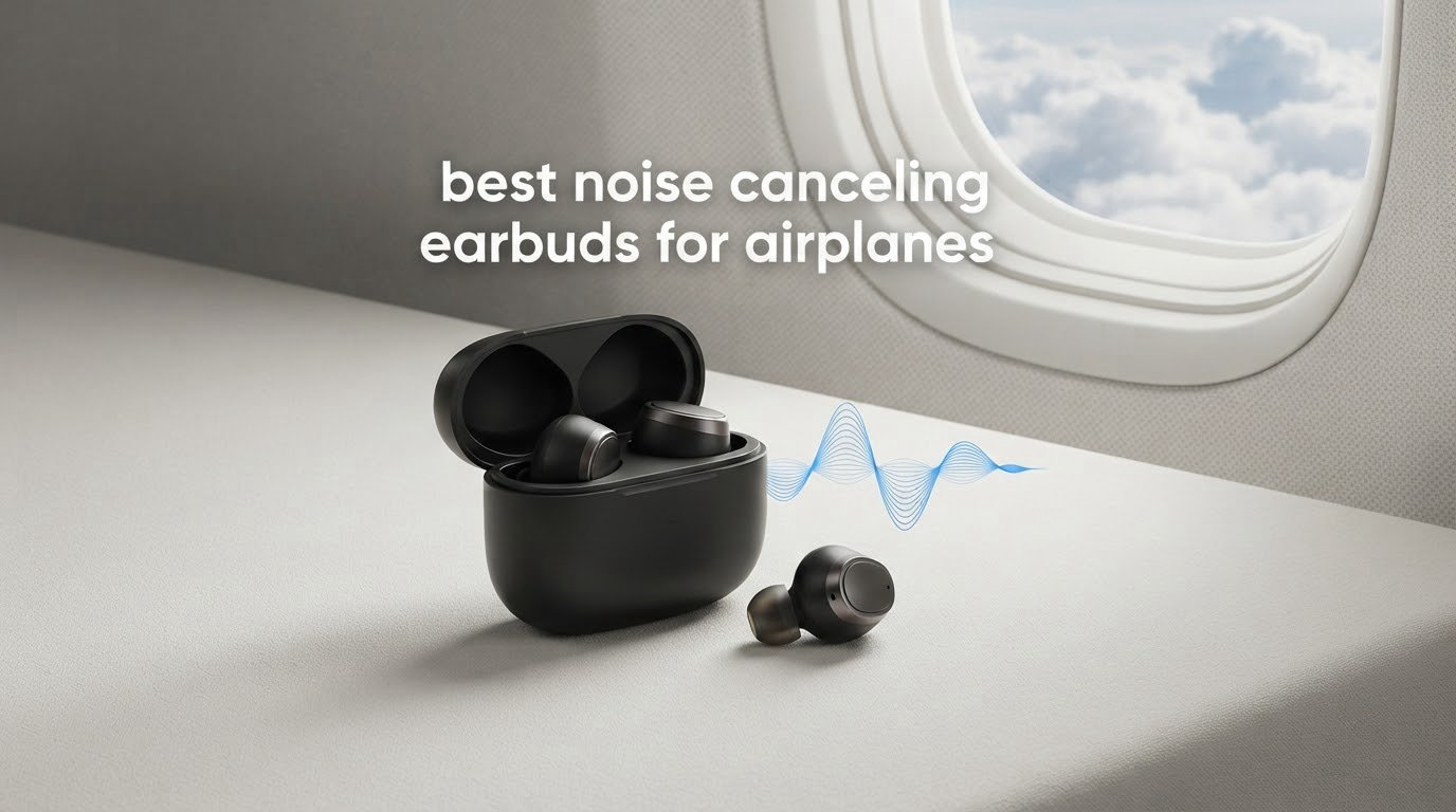 best noise canceling earbuds for airplanes