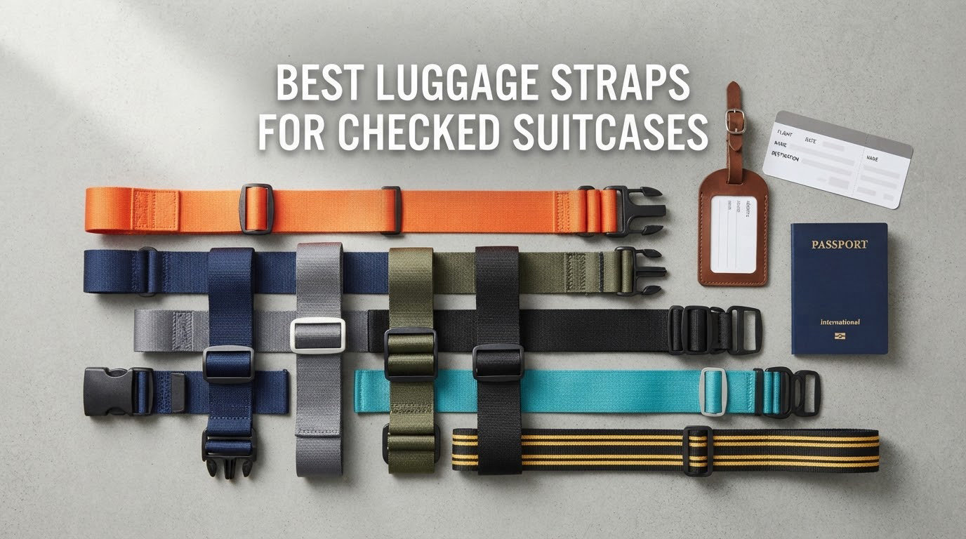 best luggage straps for checked suitcases