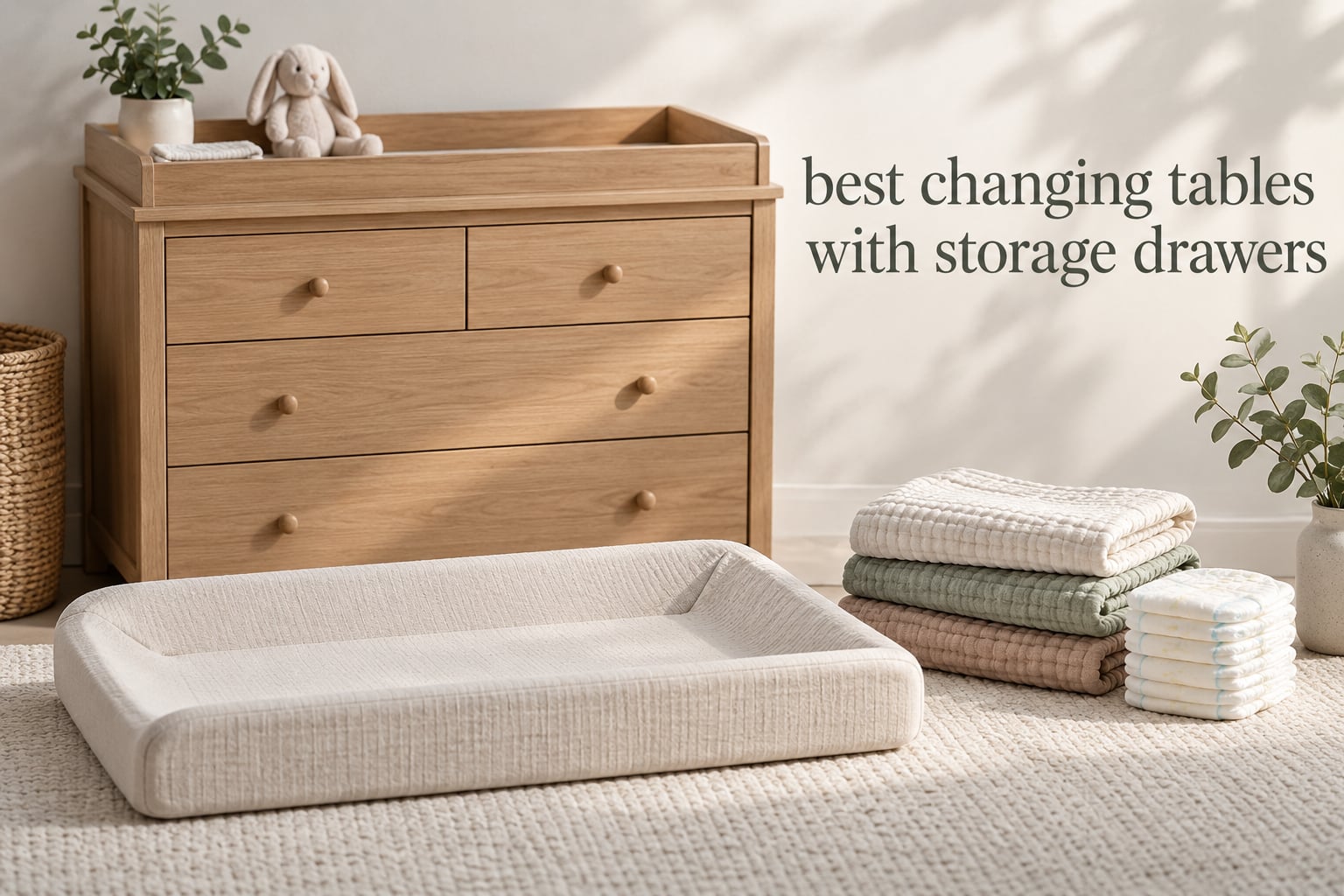 best changing tables with storage drawers