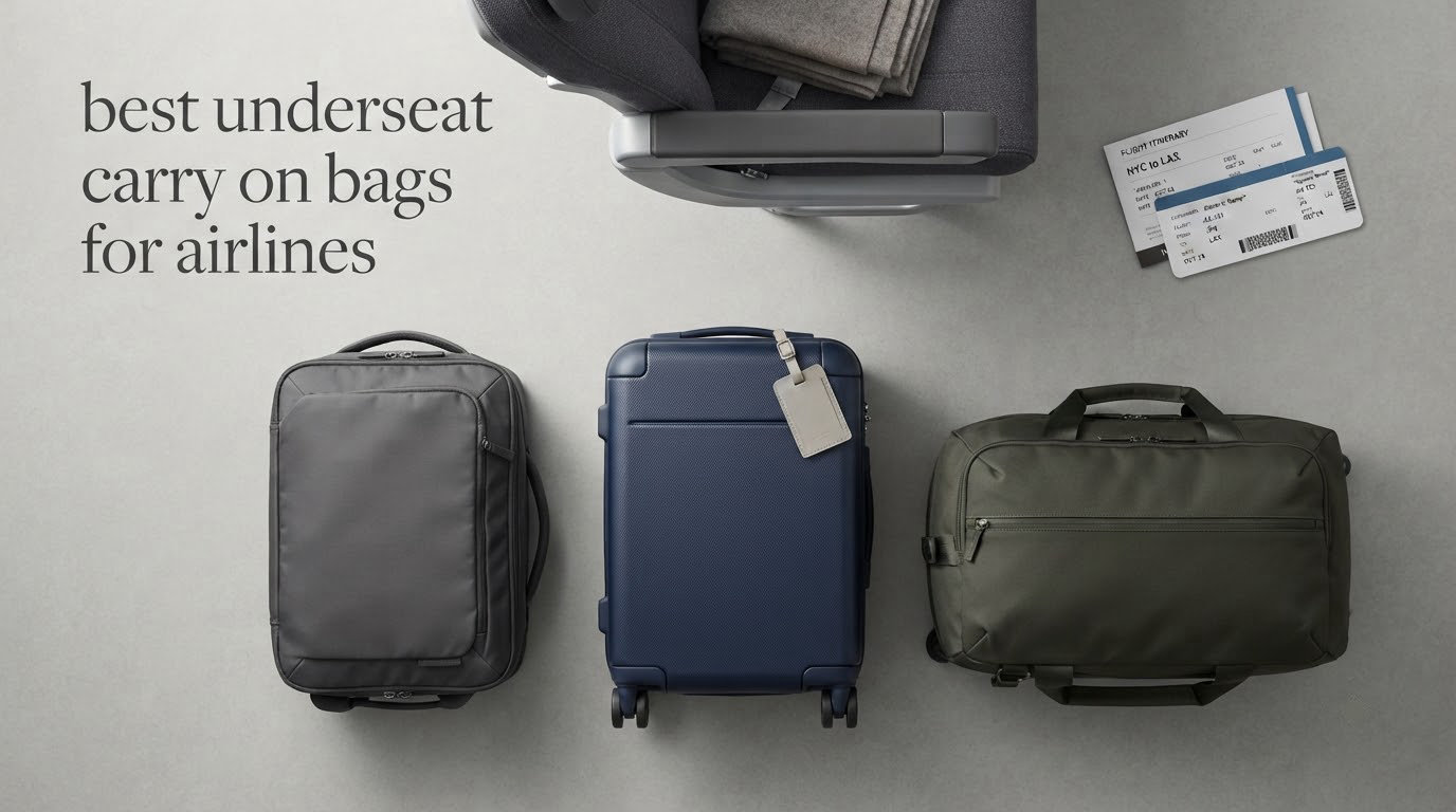 best underseat carry on bags for airlines