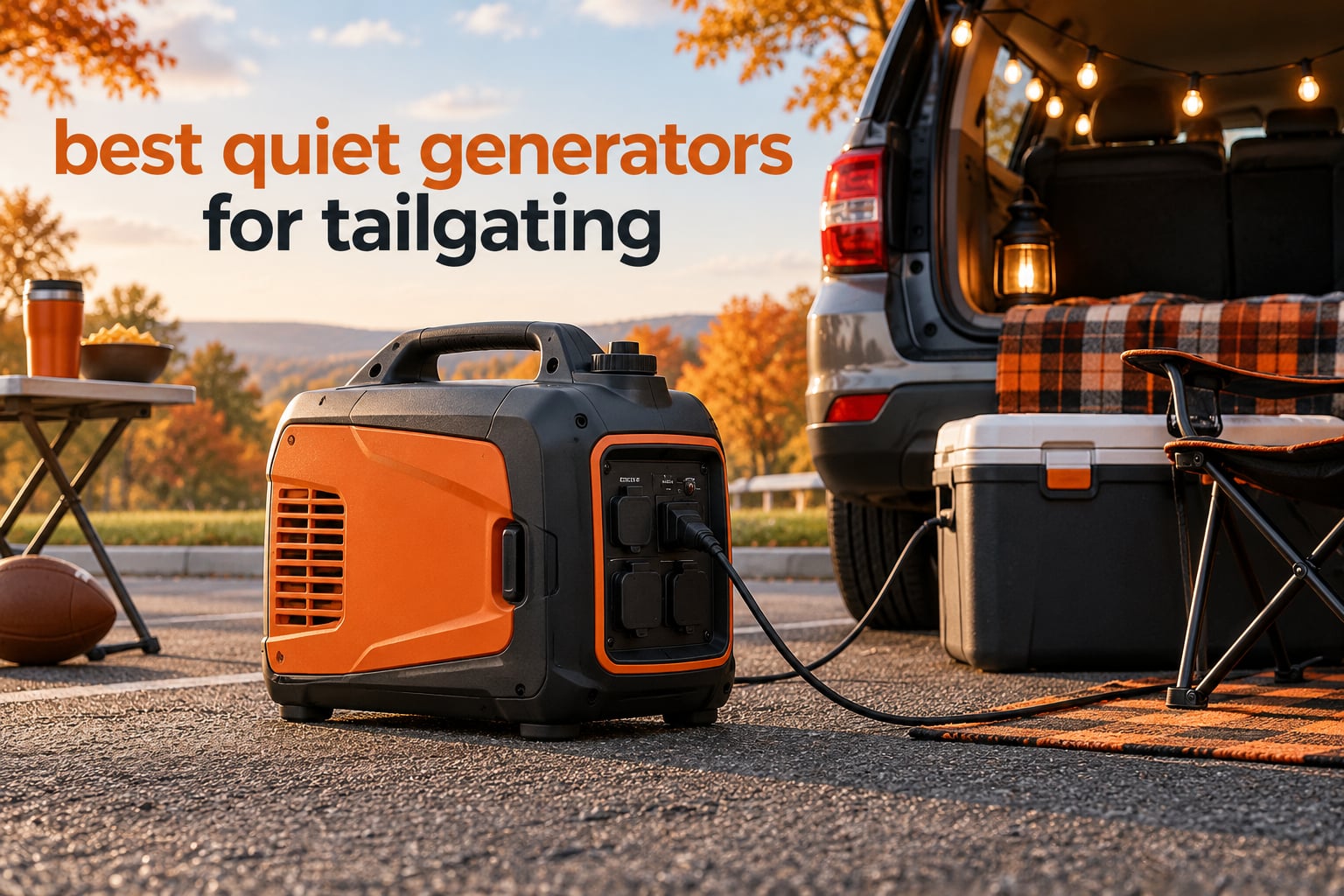 best quiet generators for tailgating