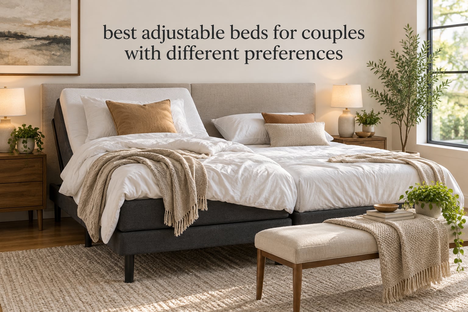 best adjustable beds for couples with different preferences