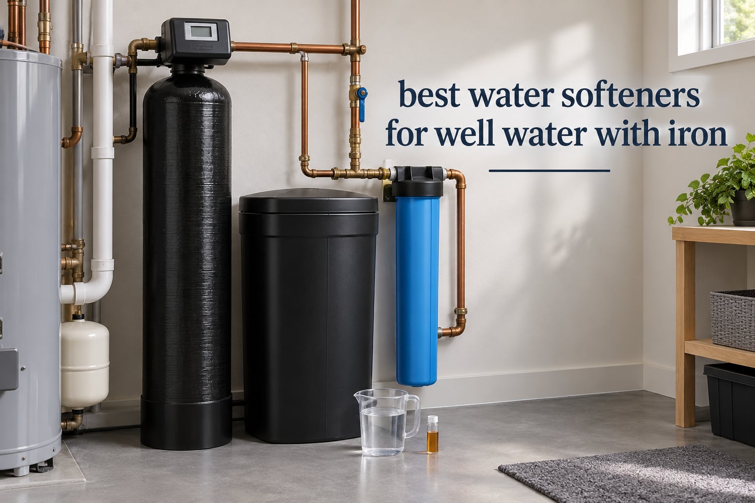 best water softeners for well water with iron