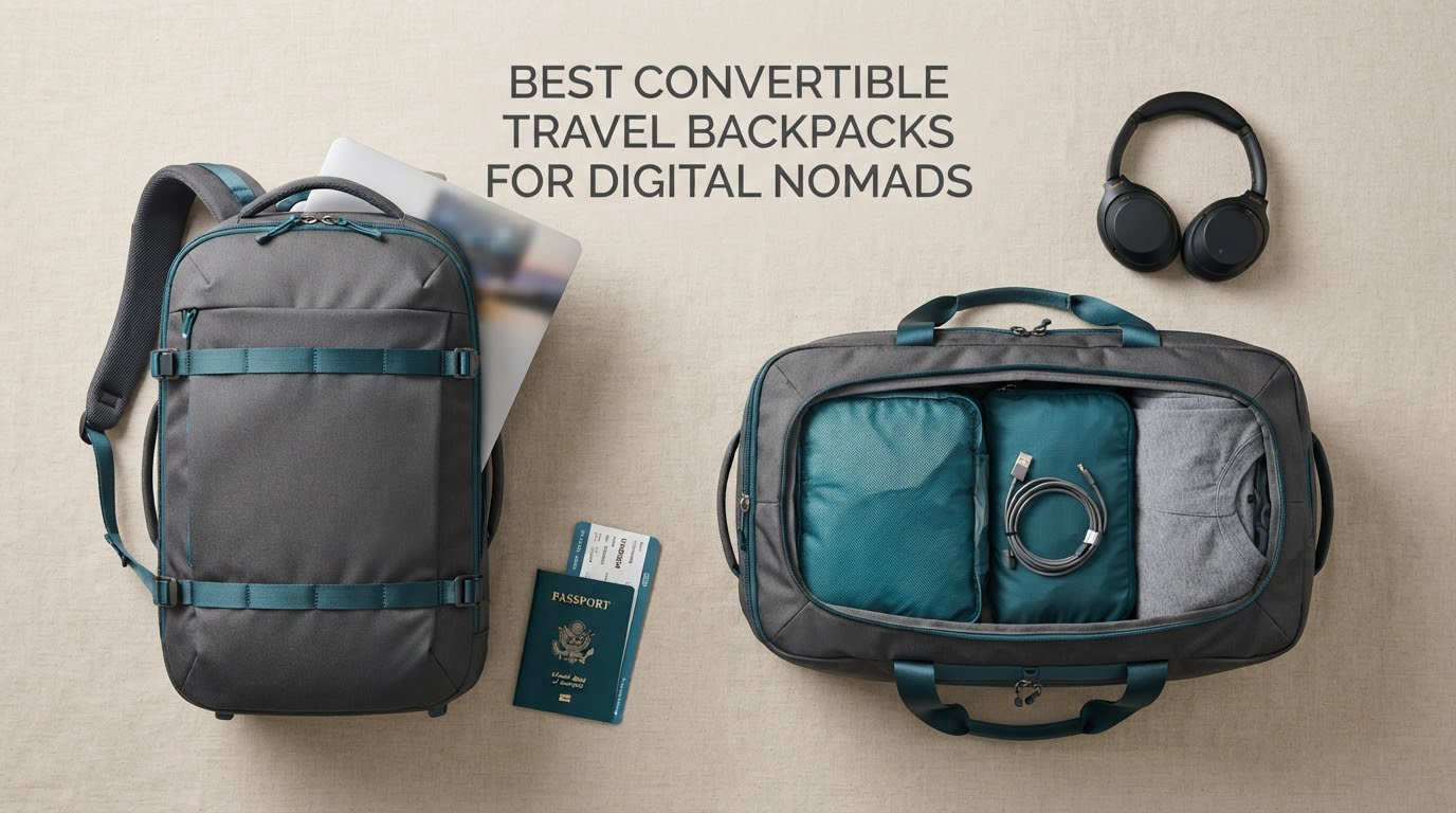 best convertible travel backpacks for digital nomads
