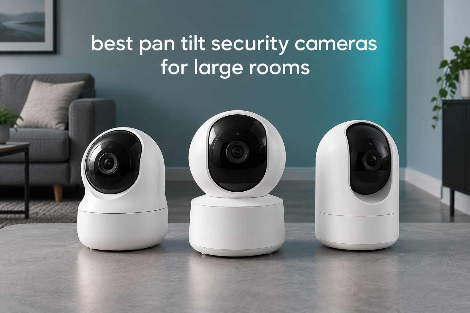 best pan tilt security cameras for large rooms