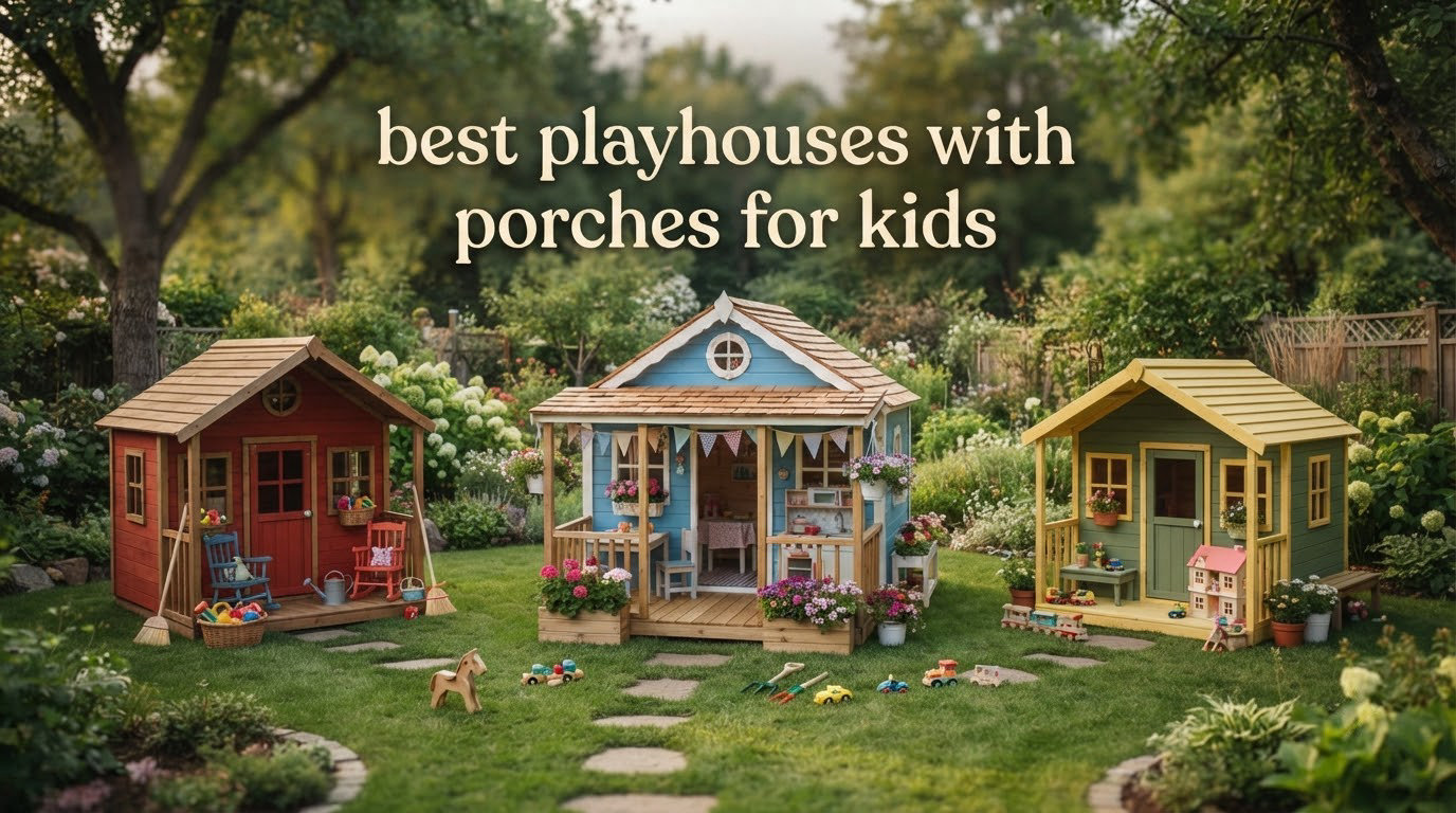 best playhouses with porches for kids