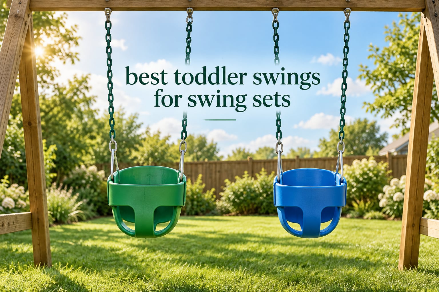 best toddler swings for swing sets