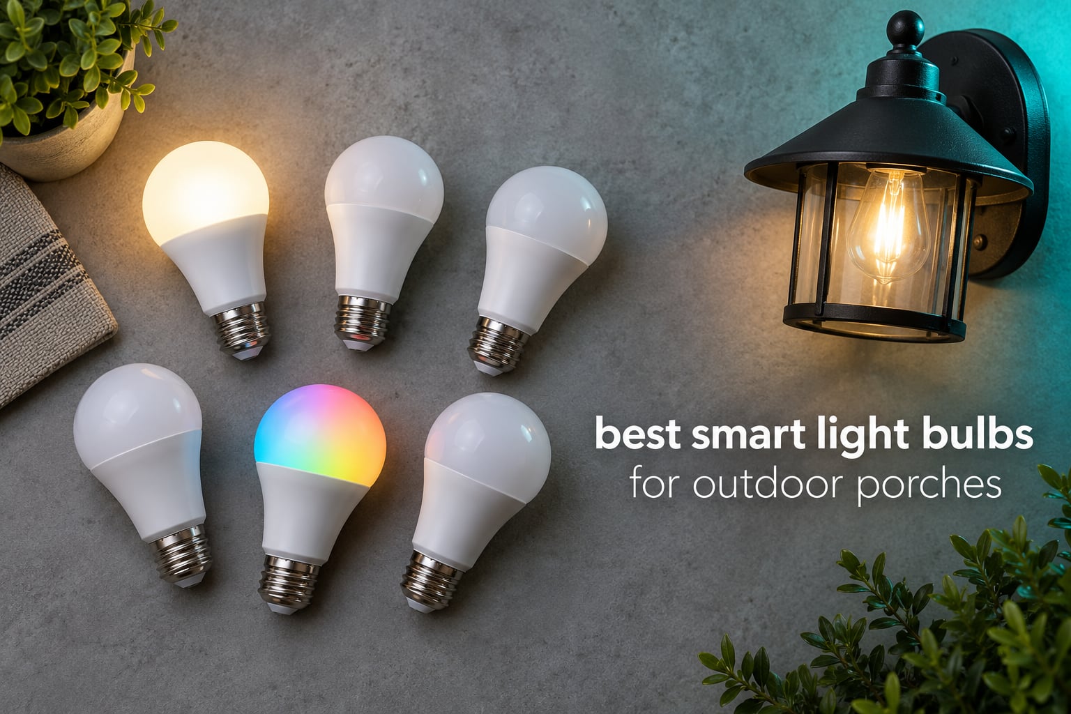 best smart light bulbs for outdoor porches