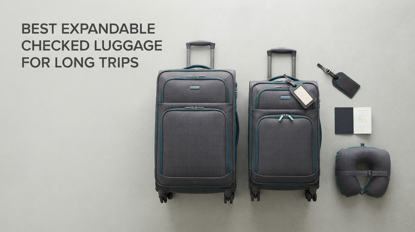 best expandable checked luggage for long trips