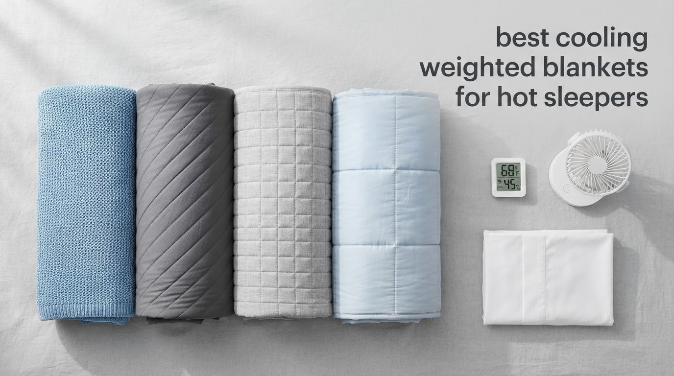 best cooling weighted blankets for hot sleepers