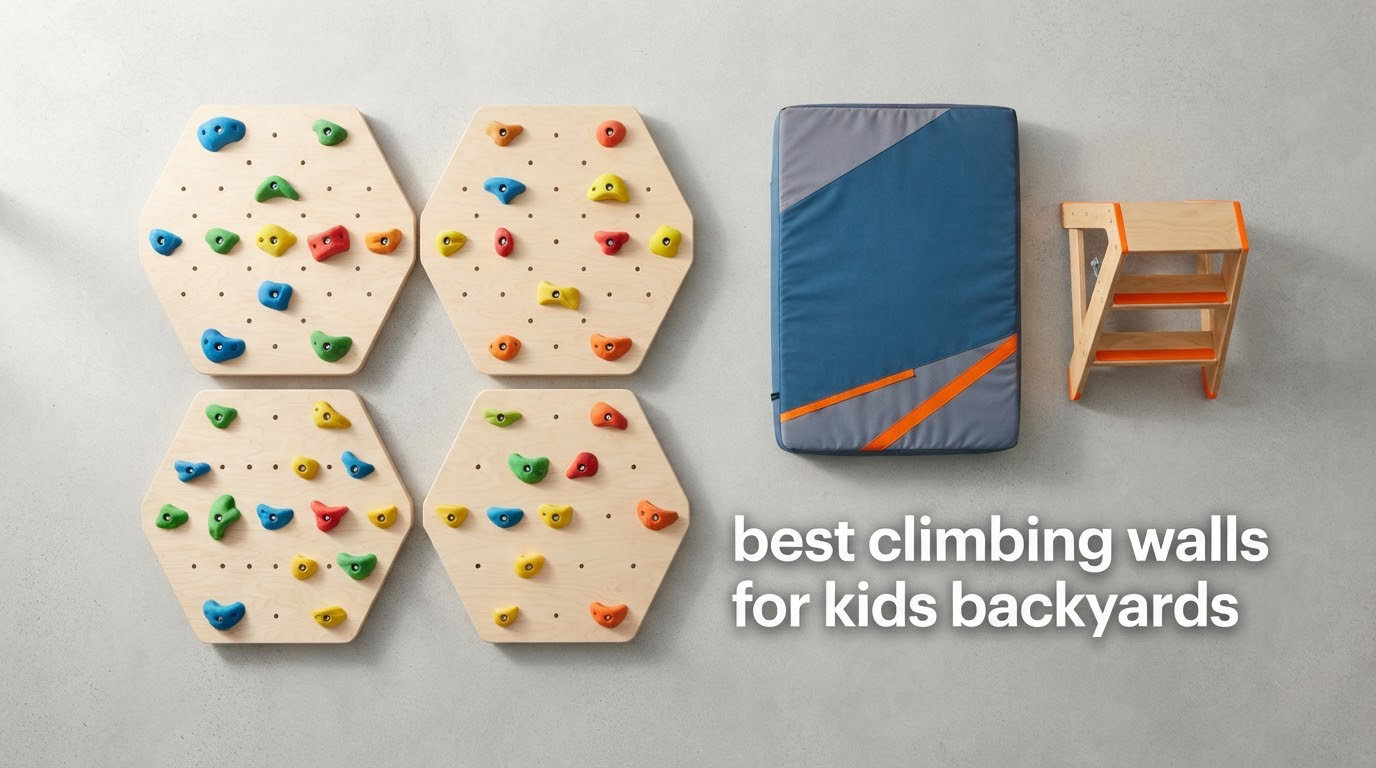 best climbing walls for kids backyards