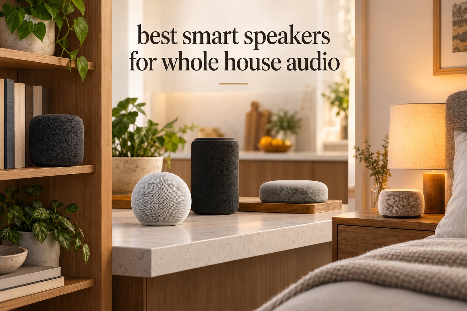 best smart speakers for whole house audio