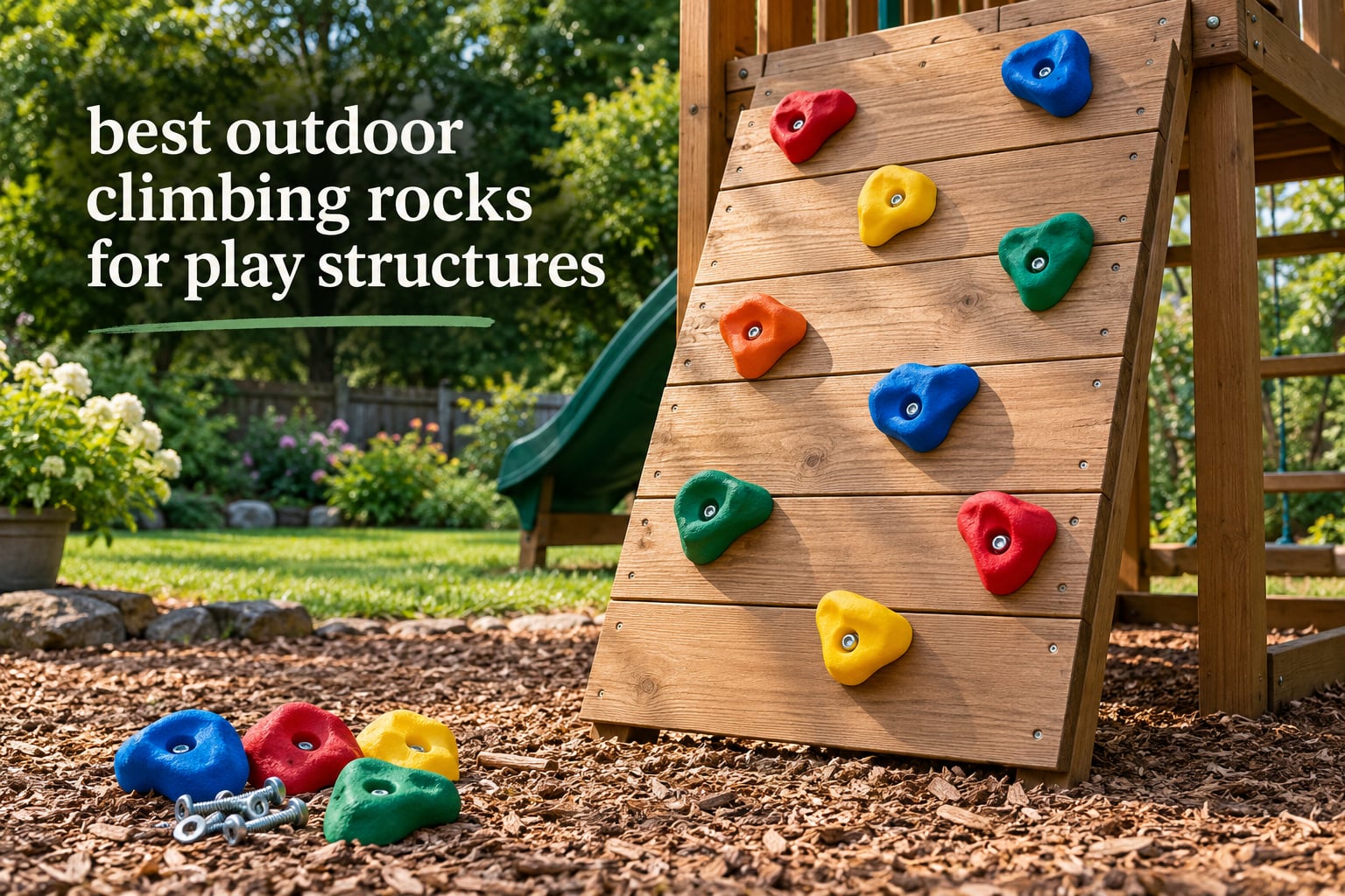 best outdoor climbing rocks for play structures