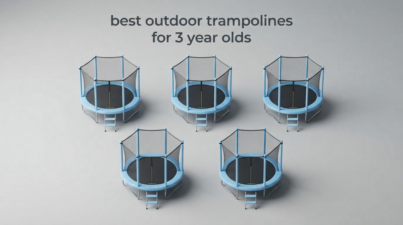 best outdoor trampolines for 3 year olds