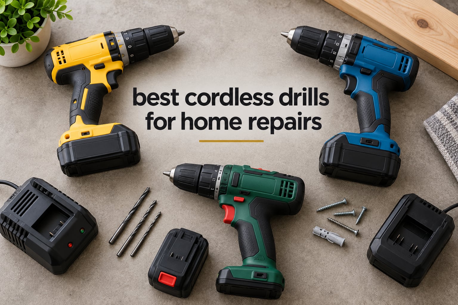 best cordless drills for home repairs