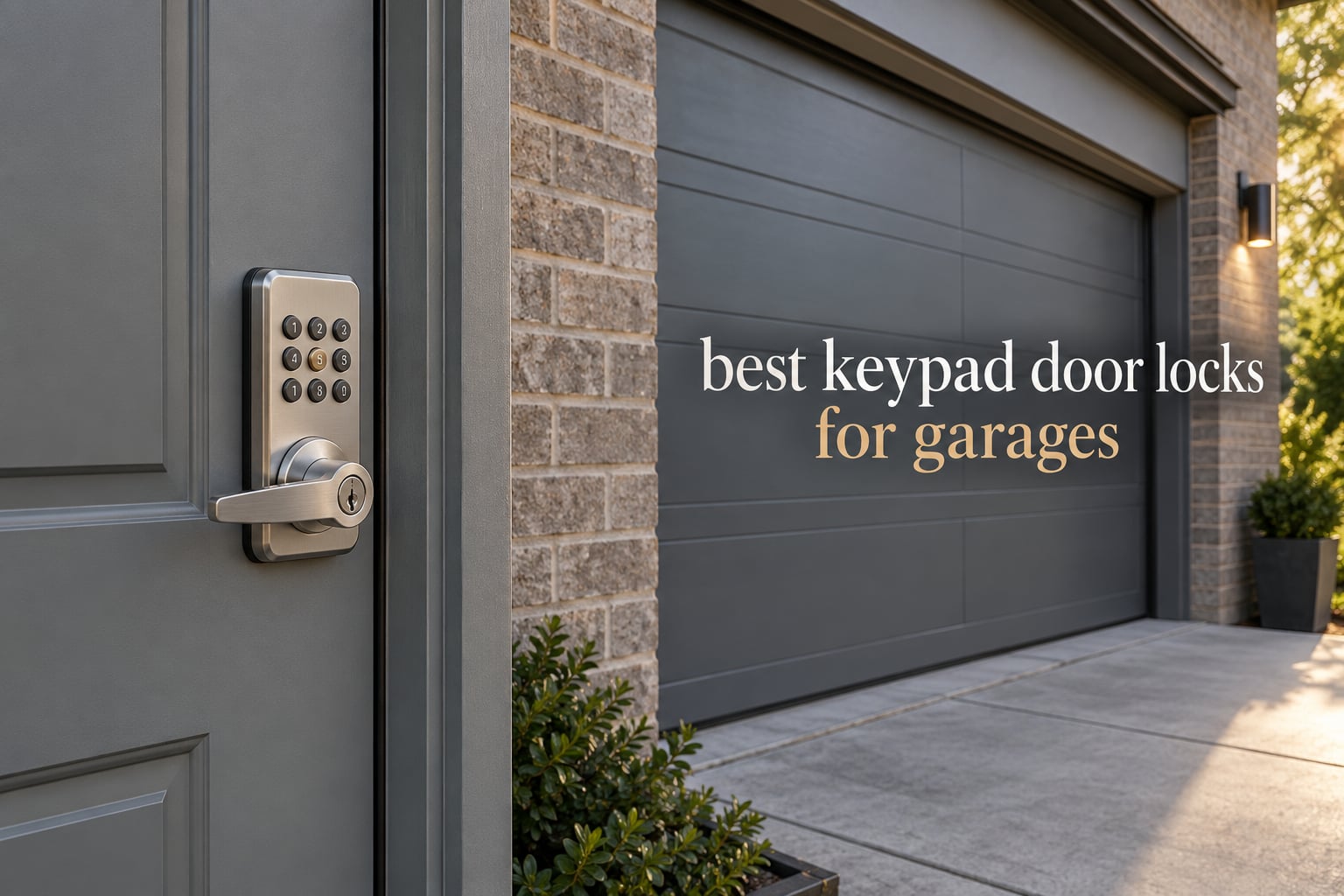 best keypad door locks for garages