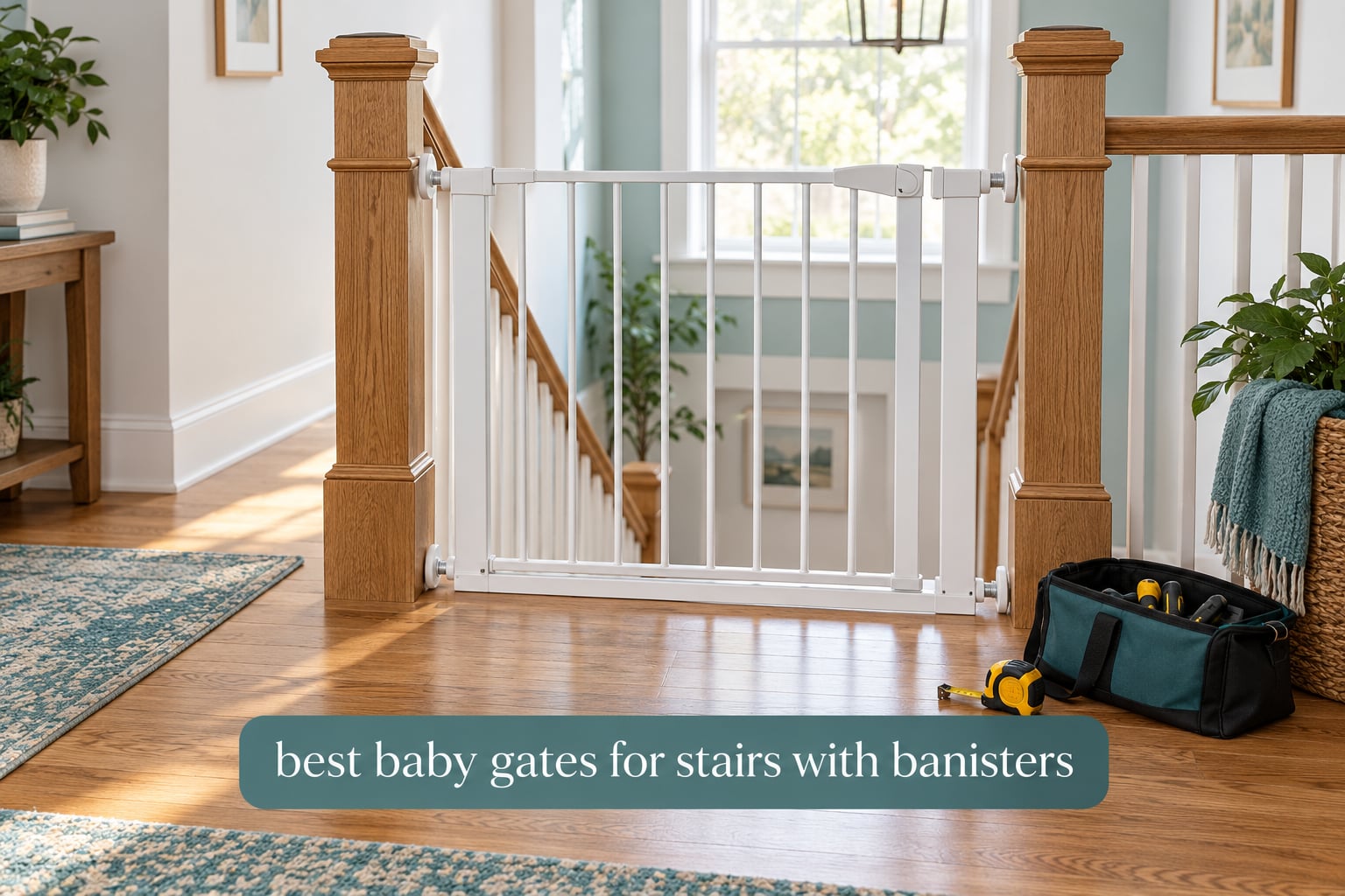 best baby gates for stairs with banisters