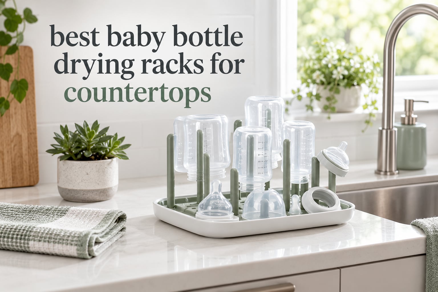 best baby bottle drying racks for countertops