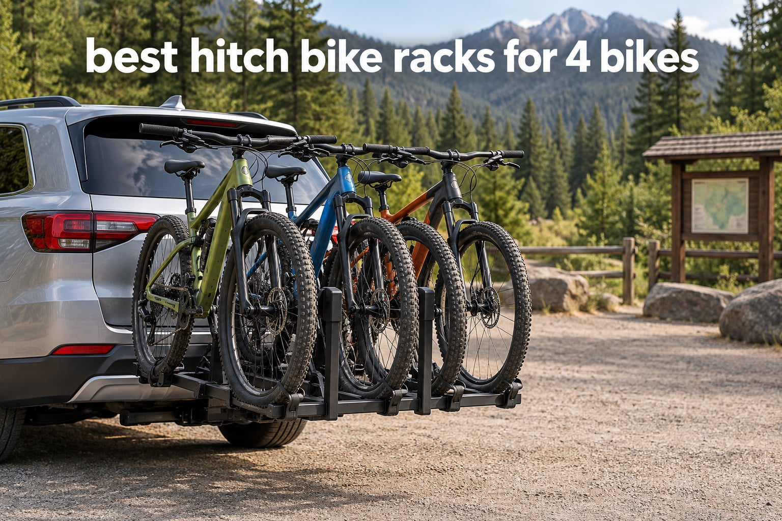 best hitch bike racks for 4 bikes