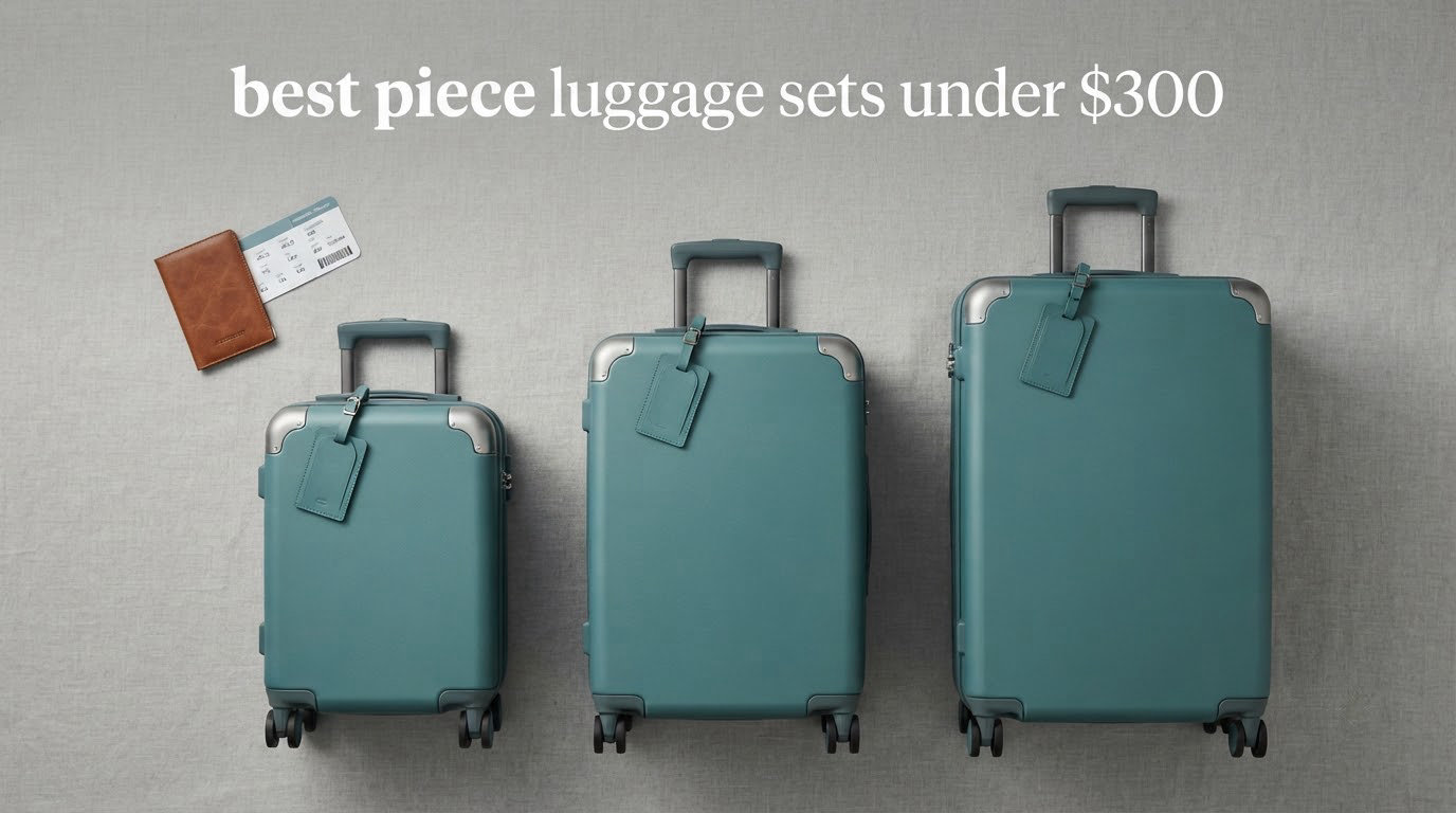best 3 piece luggage sets under $300