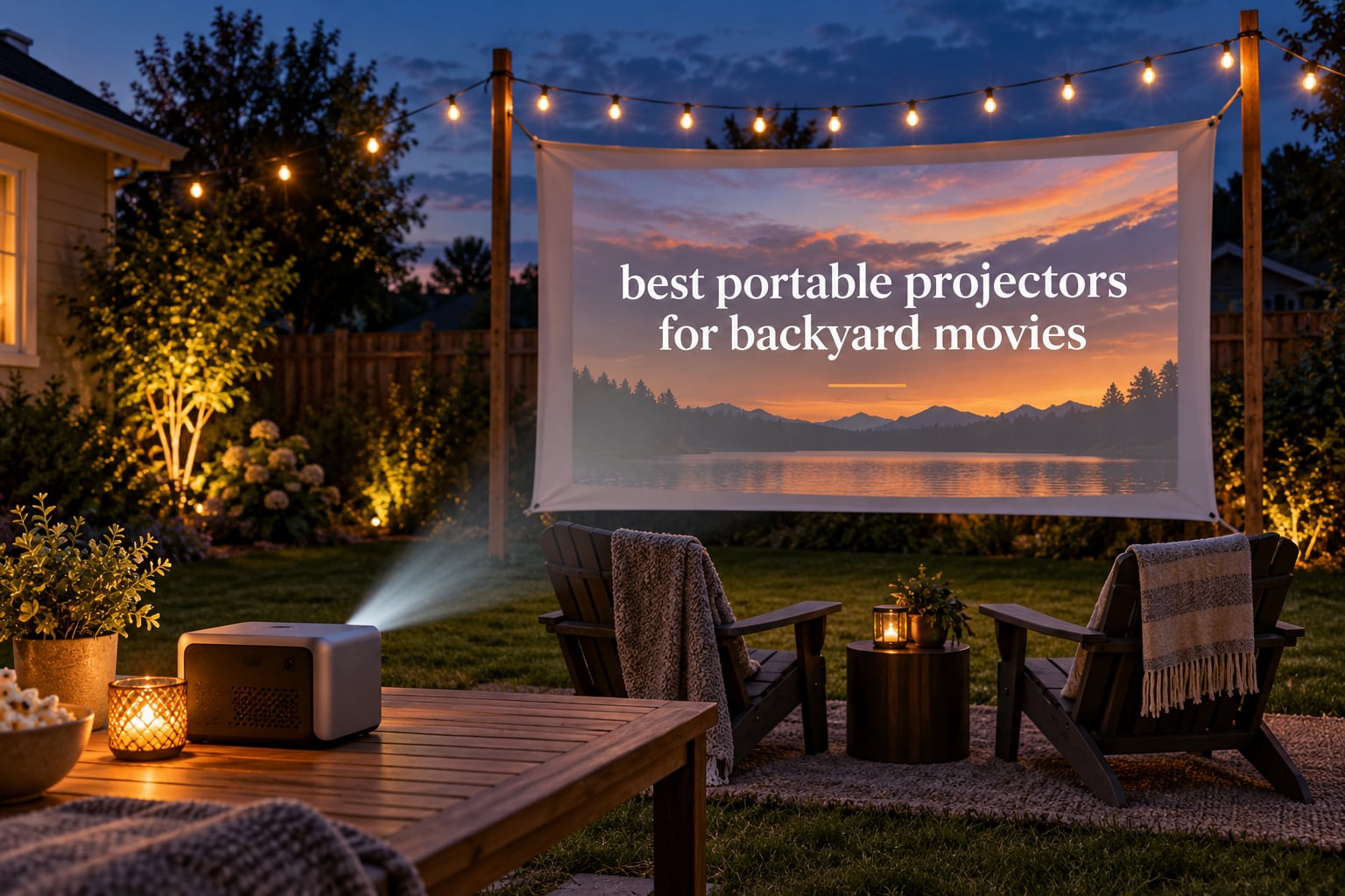 best portable projectors for backyard movies