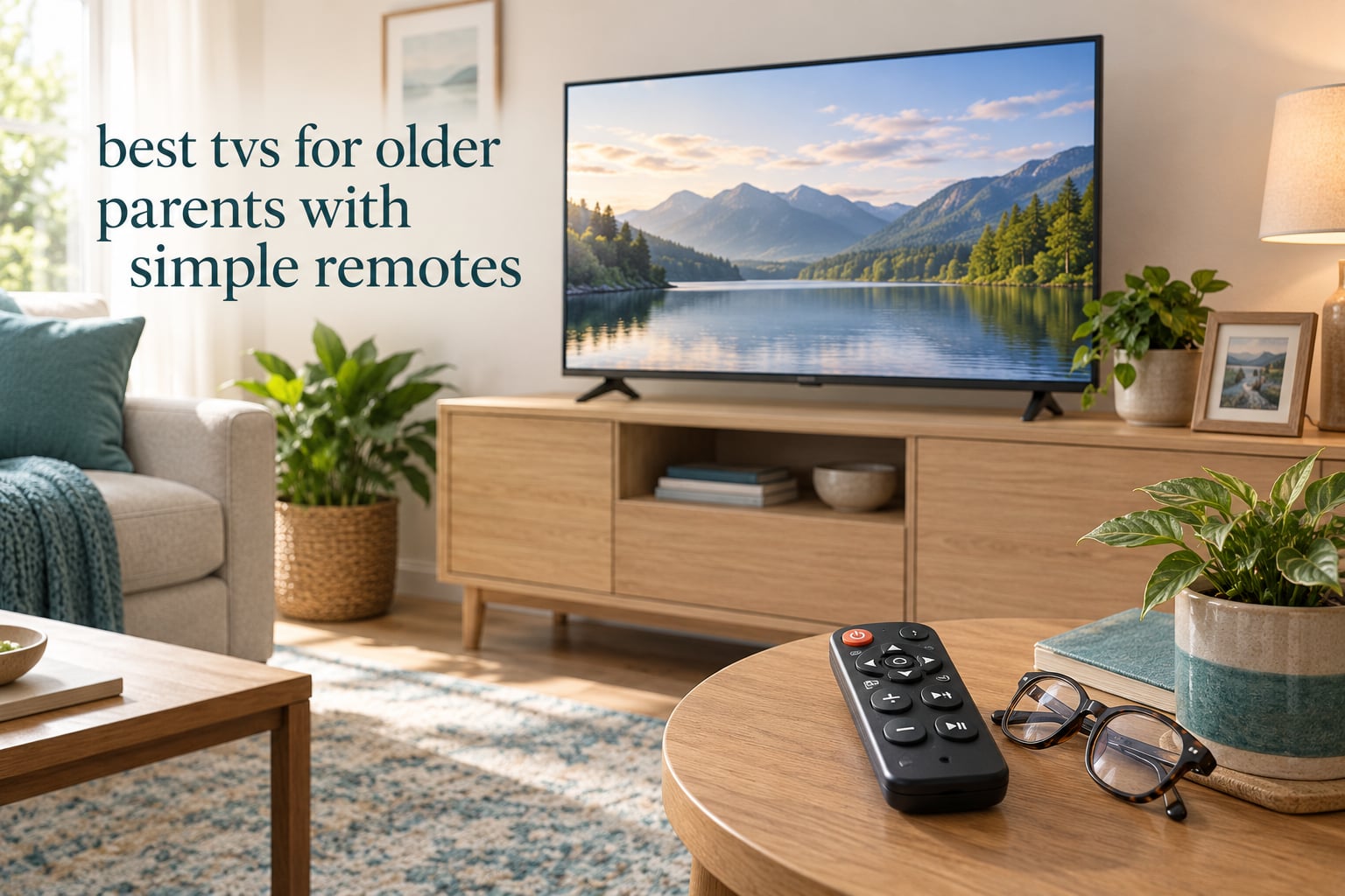 best tvs for older parents with simple remotes