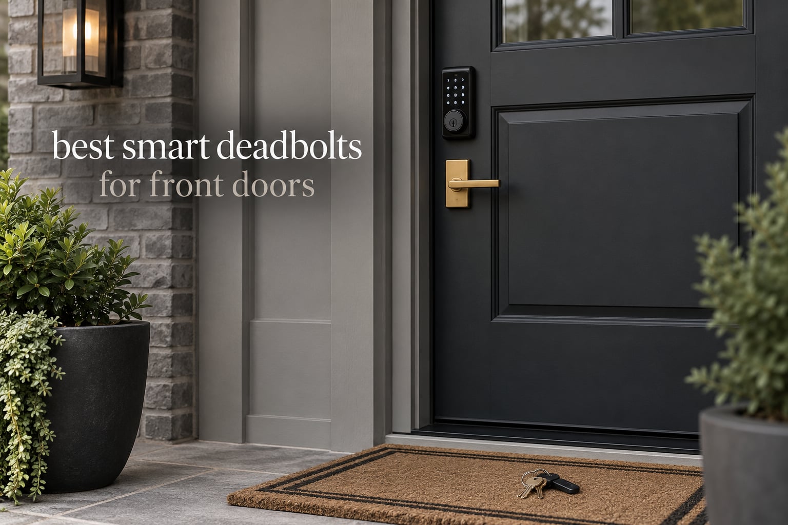 best smart deadbolts for front doors