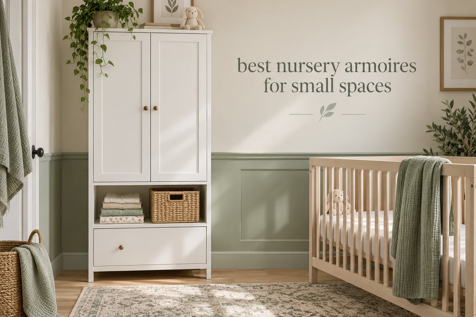 best nursery armoires for small spaces