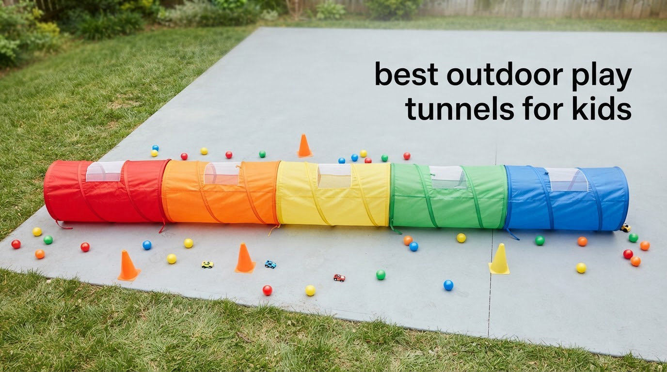 best outdoor play tunnels for kids