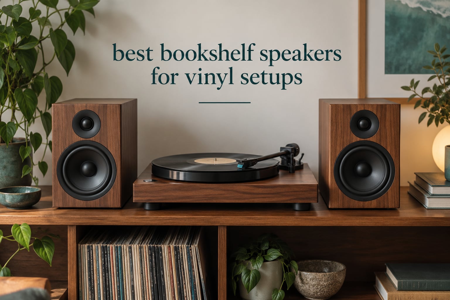 best bookshelf speakers for vinyl setups