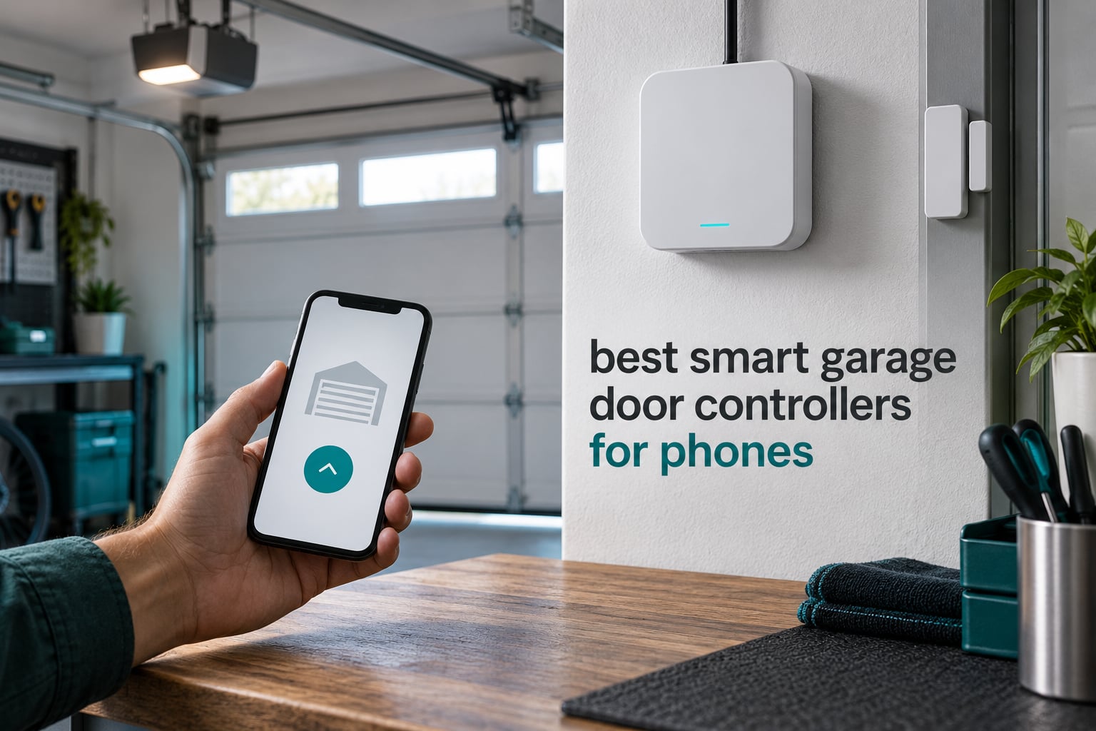 best smart garage door controllers for phones
