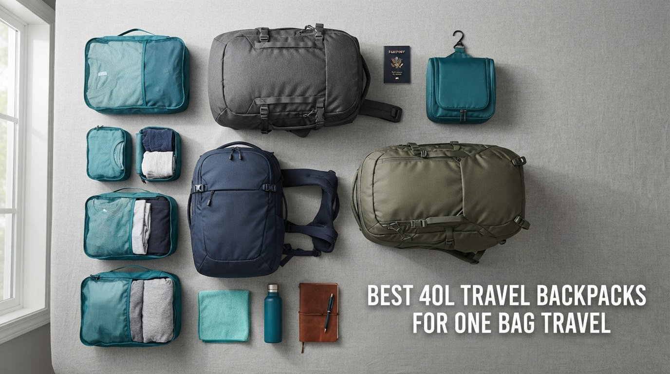 best 40l travel backpacks for one bag travel