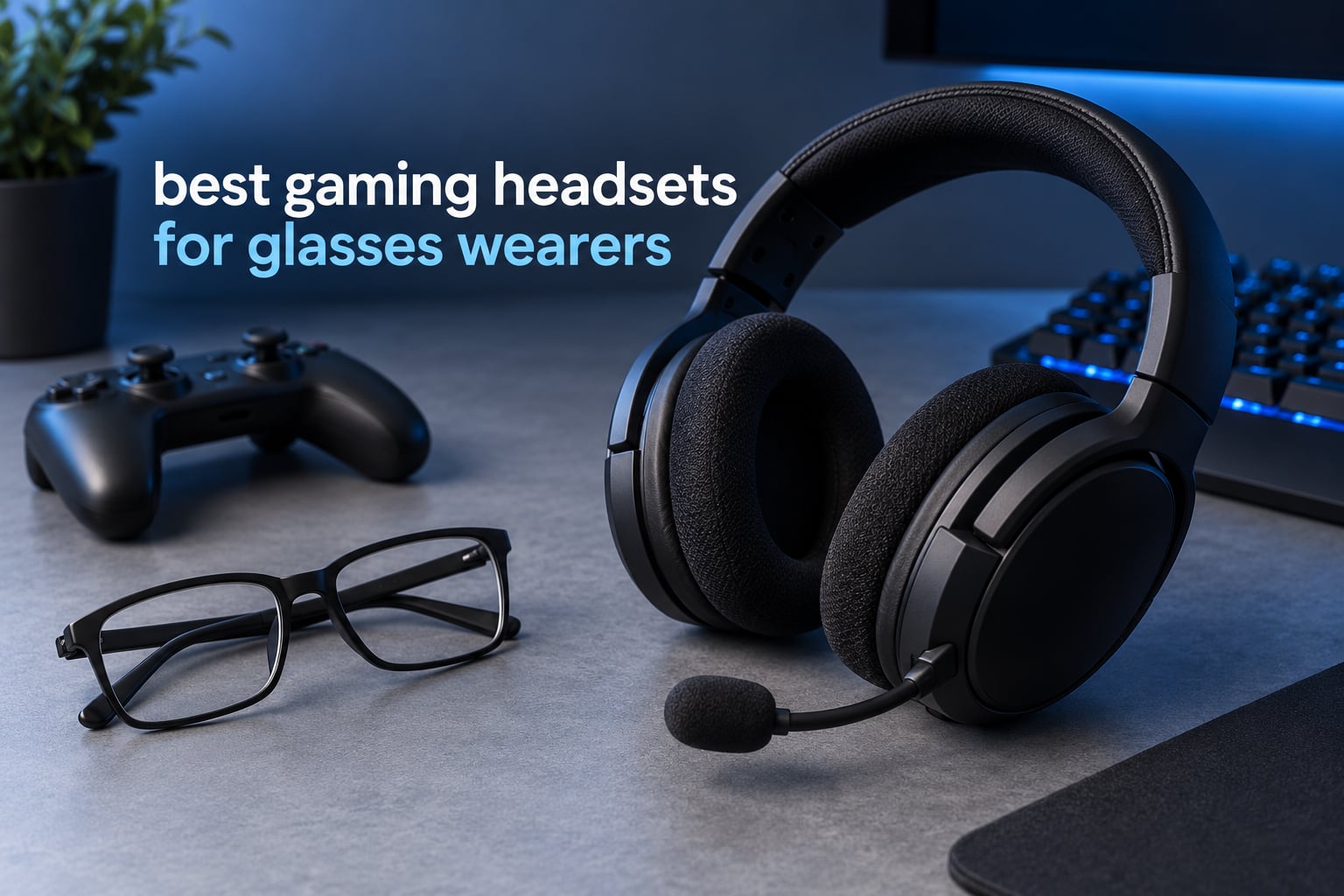 best gaming headsets for glasses wearers