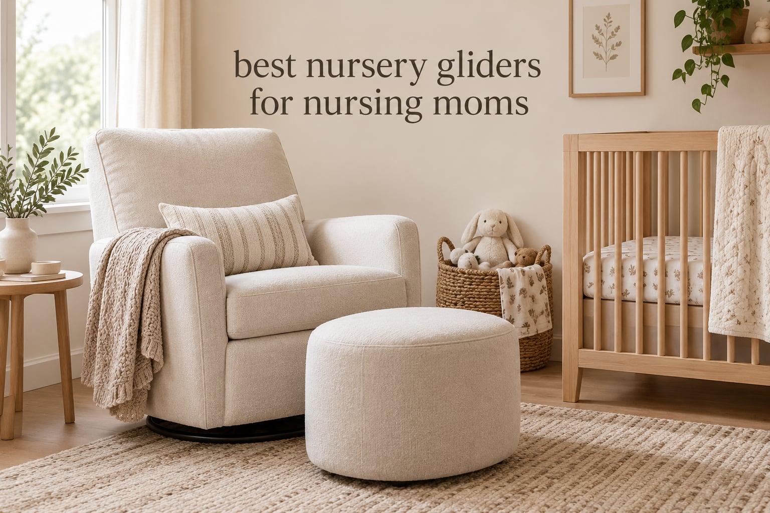 best nursery gliders for nursing moms