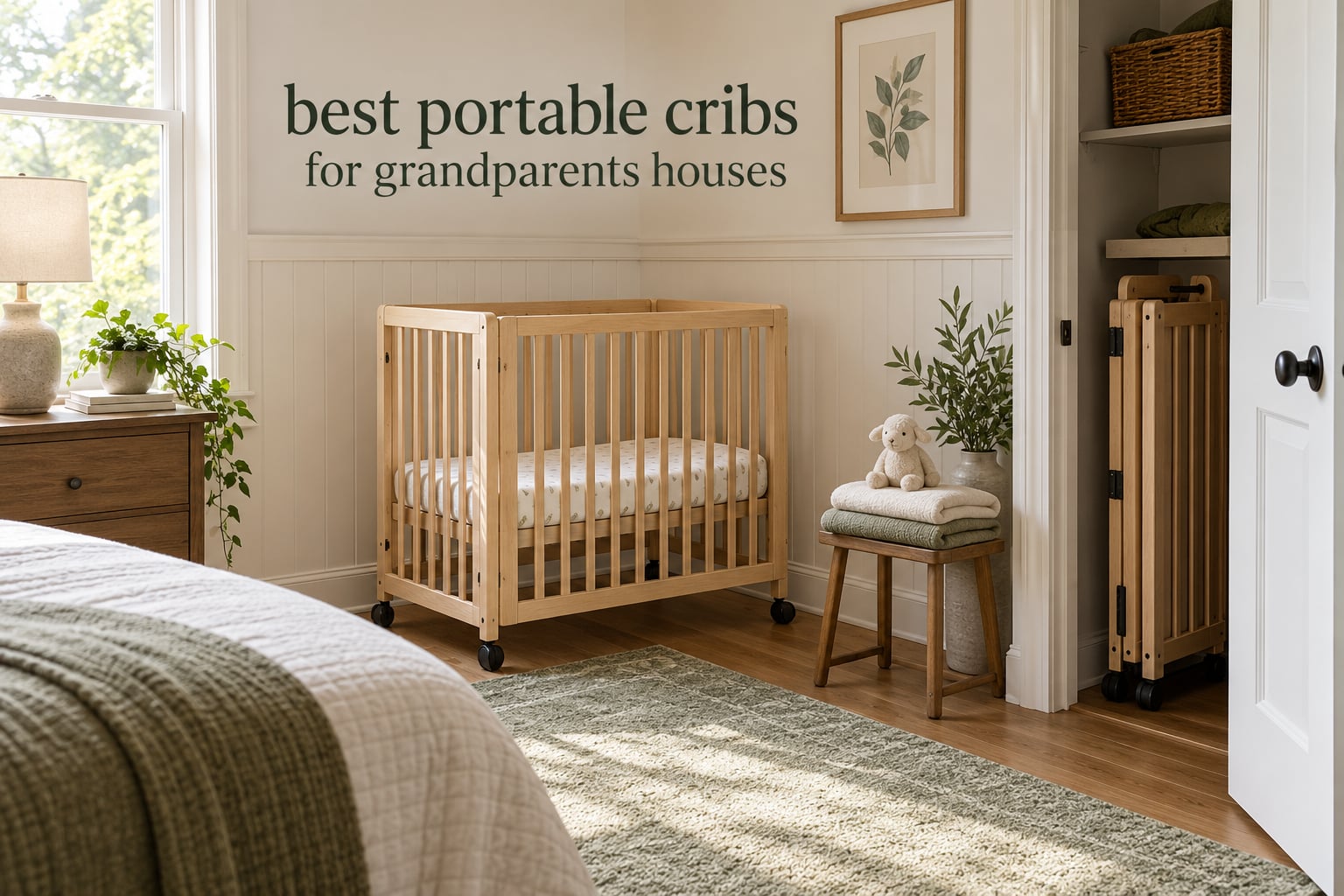 best portable cribs for grandparents houses