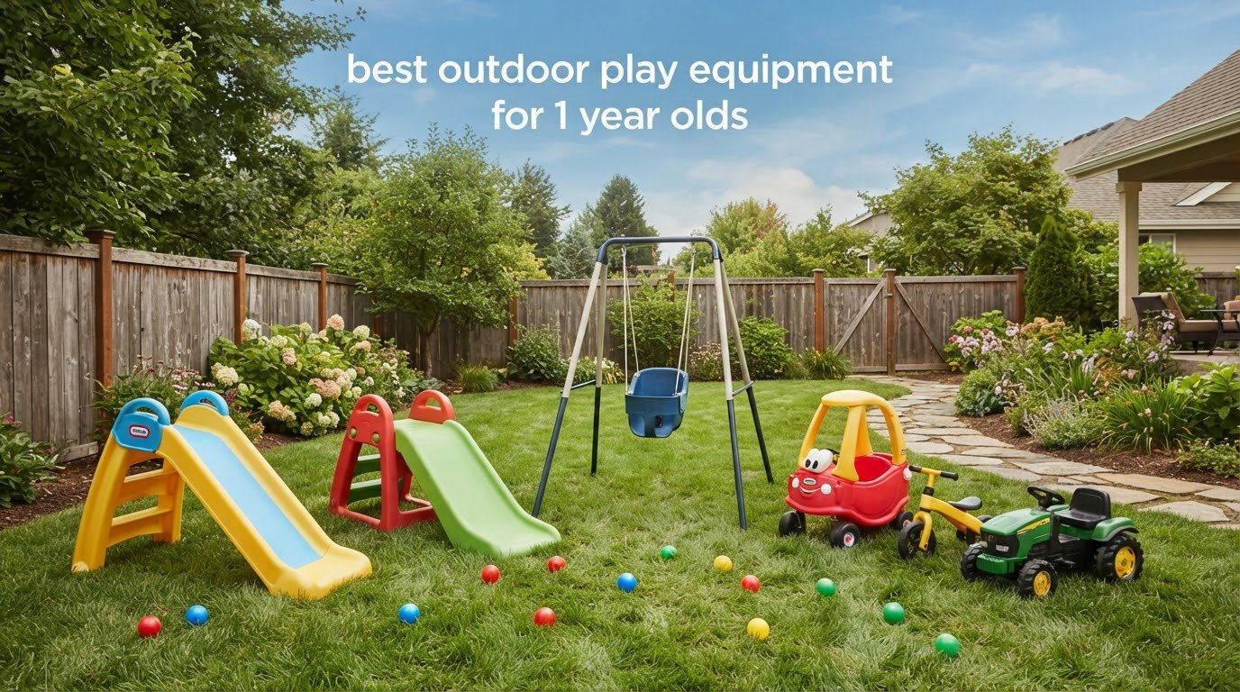 best outdoor play equipment for 1 year olds