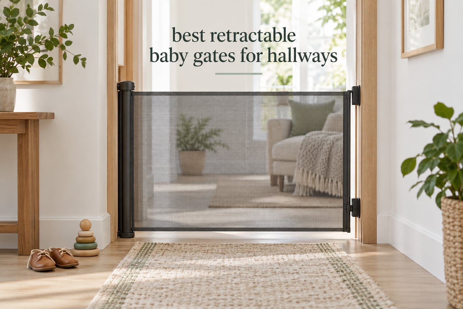 best retractable baby gates for hallways