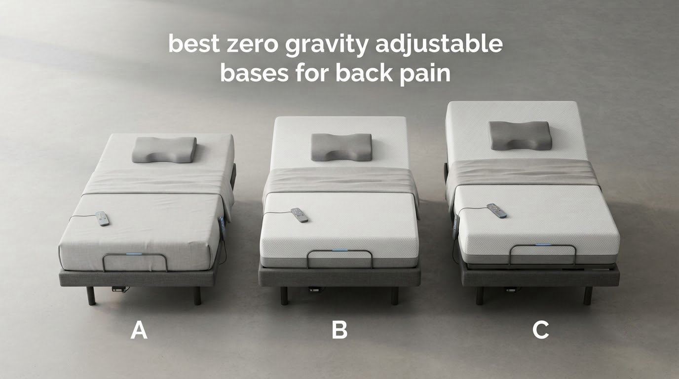 best zero gravity adjustable bases for back pain