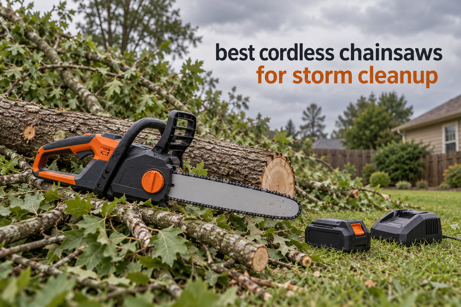 best cordless chainsaws for storm cleanup