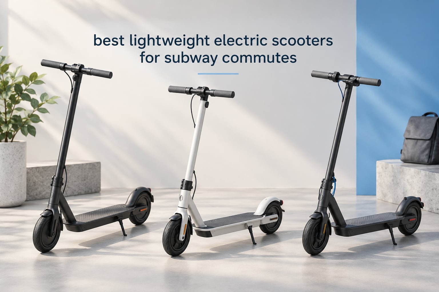 best lightweight electric scooters for subway commutes