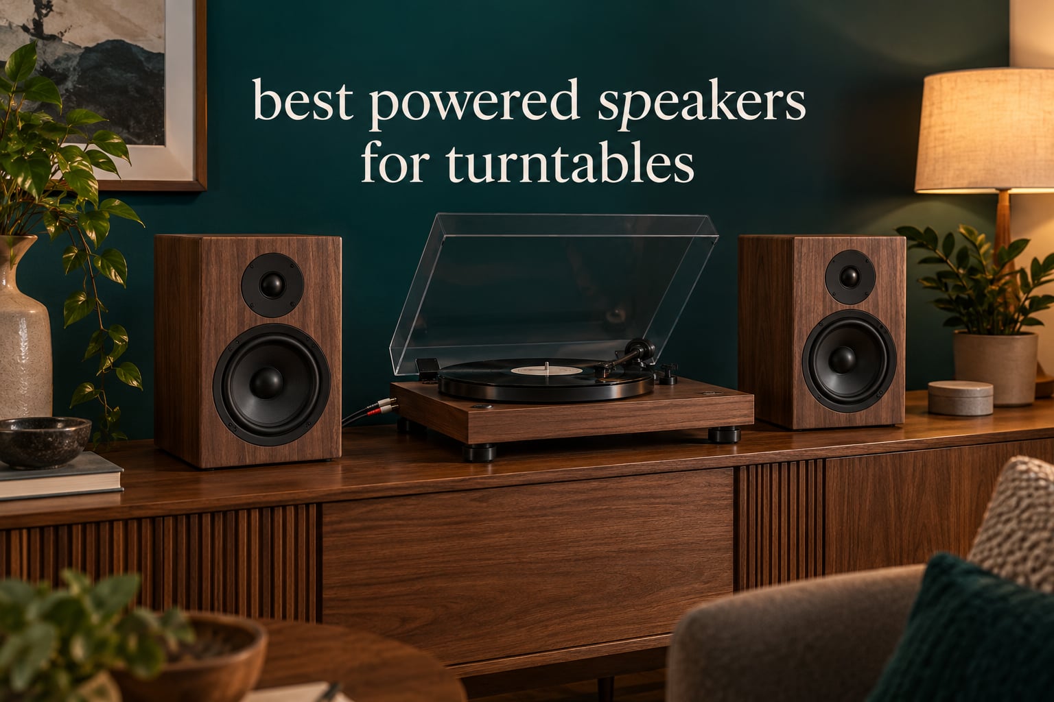 best powered speakers for turntables