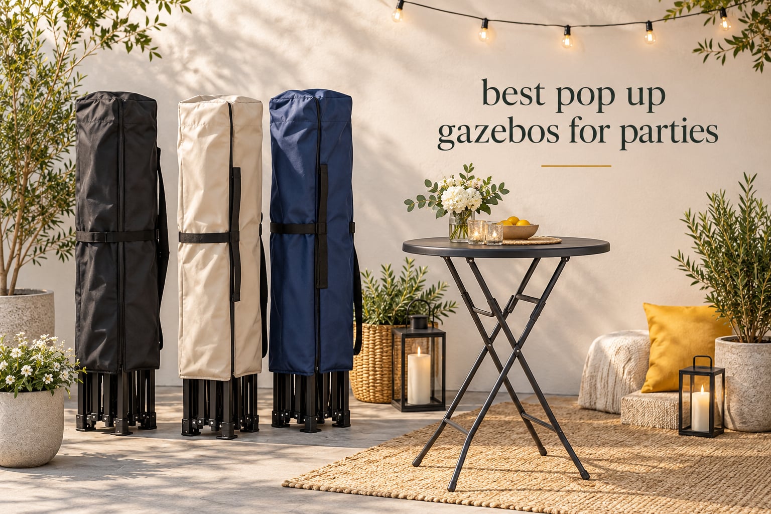 best pop up gazebos for parties